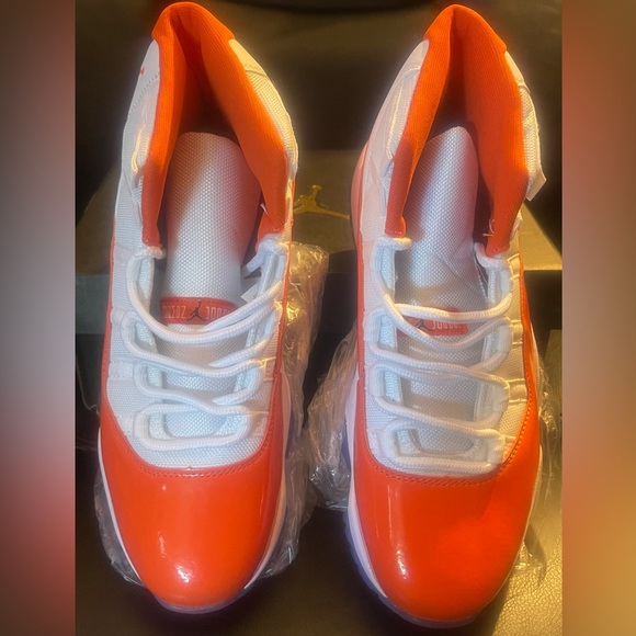 JORDAN 11 RETRO FLORIDA GATOR WHITE/ORANGE “BRAND NEW” SIZE 9.5 - Picture 1 of 4